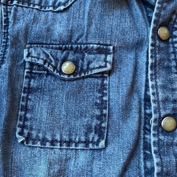 Diesel Snap Up Denim Shirt Size 24mos - Picture 3 of 6